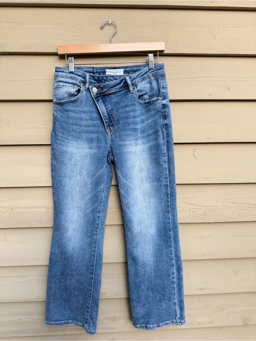 RISEN Jeans Crossover Waist Straight Leg - Size 11/30